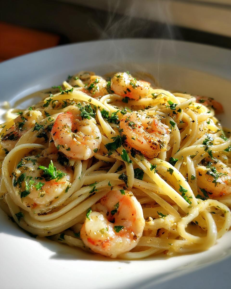 garlic butter shrimp pasta - Other 3